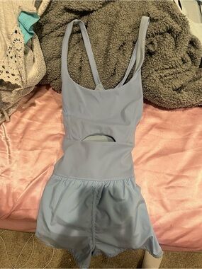 Free People Blue Righteous Runsie